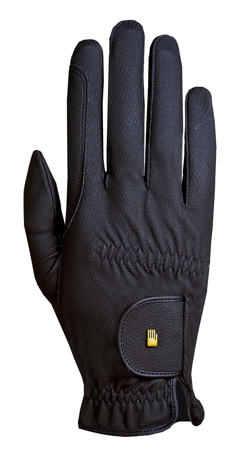 Roeckl Roeck-Grip Unisex Gloves 7 Black - Image 1